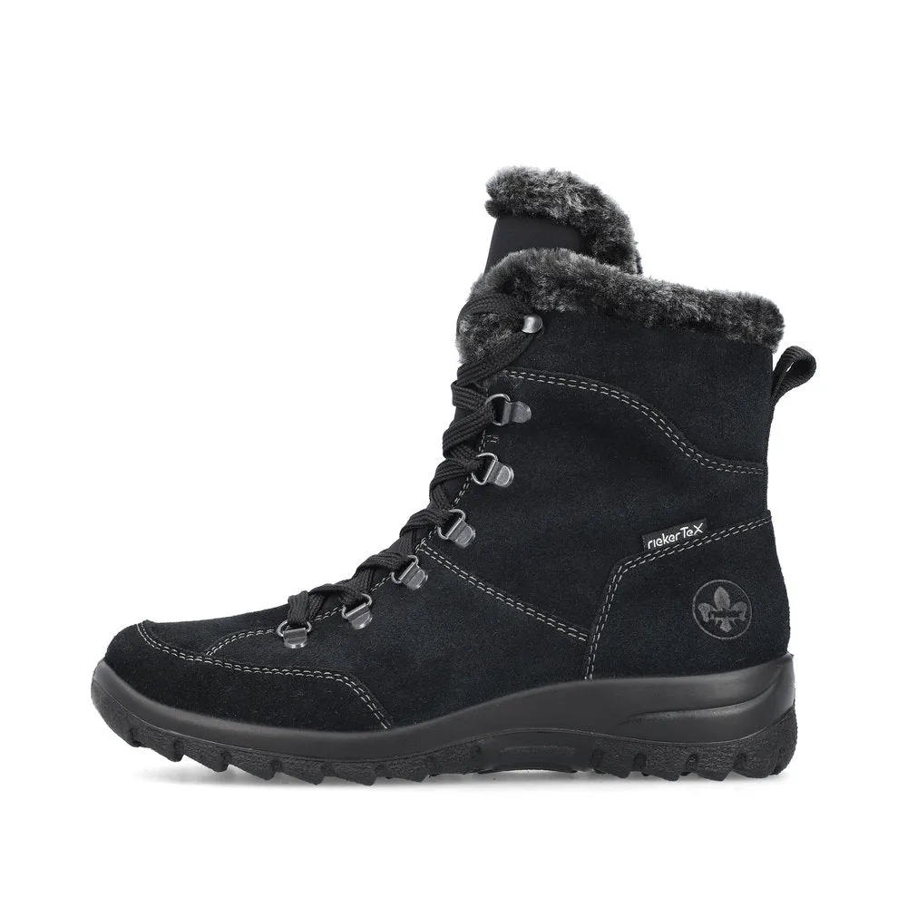 Rieker L7145-00 Womens Boots Black sold by Shuperb