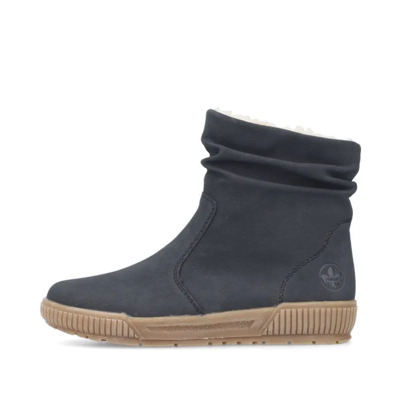 Rieker N0760-14 Womens Boots Blue sold by Shuperb