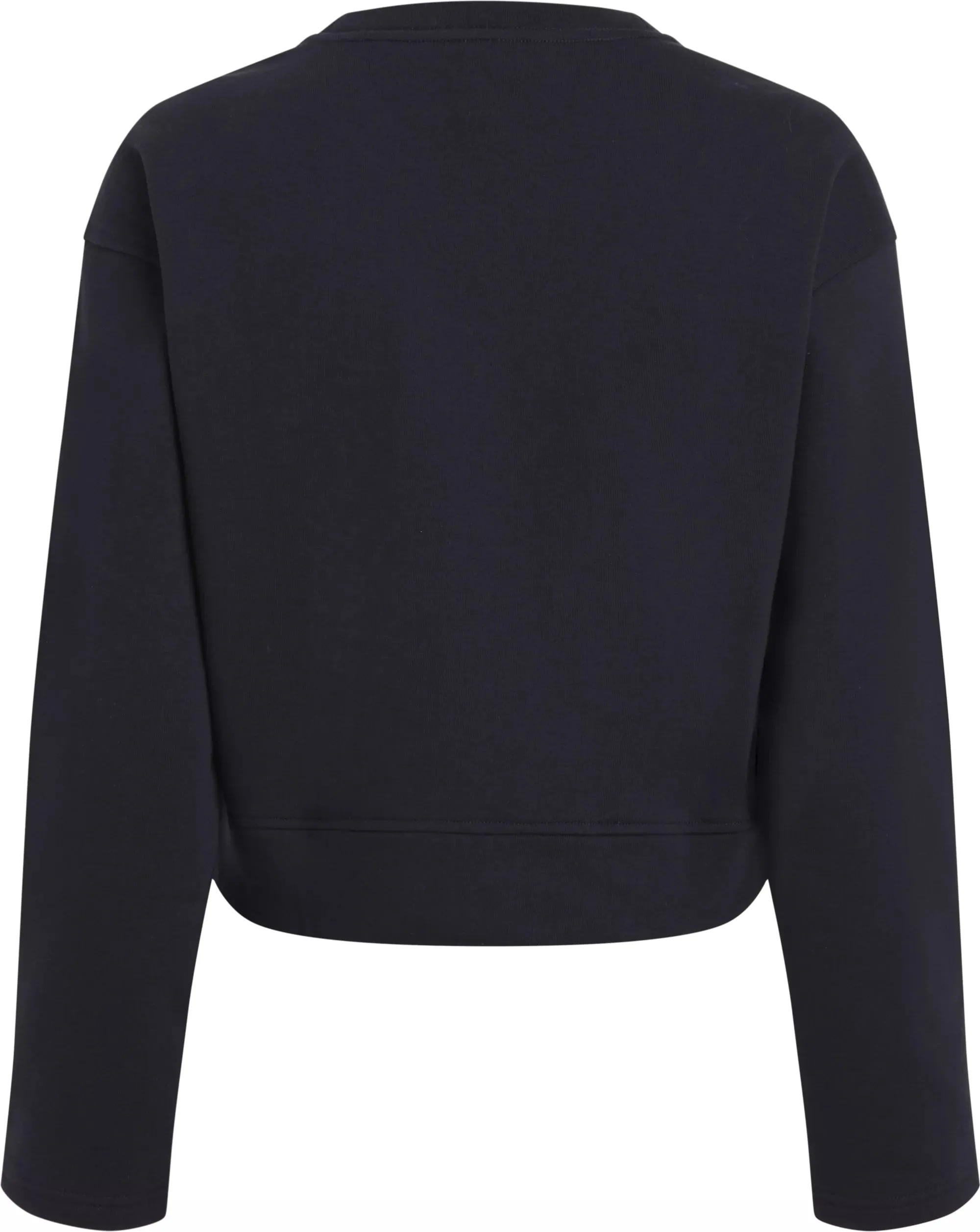 Calvin Klein COTTON FLEECE Womens Crew Pullover Black sold by Shuperb product image thumbnail 2