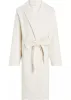 Calvin Klein MODERN TERRY QUILTED Womens Bathrobe Ivory sold by Shuperb