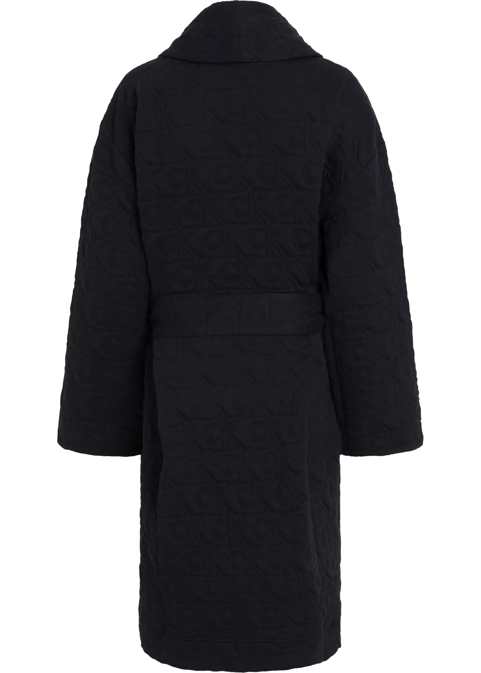 Calvin Klein MODERN TERRY QUILTED Womens Bathrobe Black sold by Shuperb product image thumbnail 2