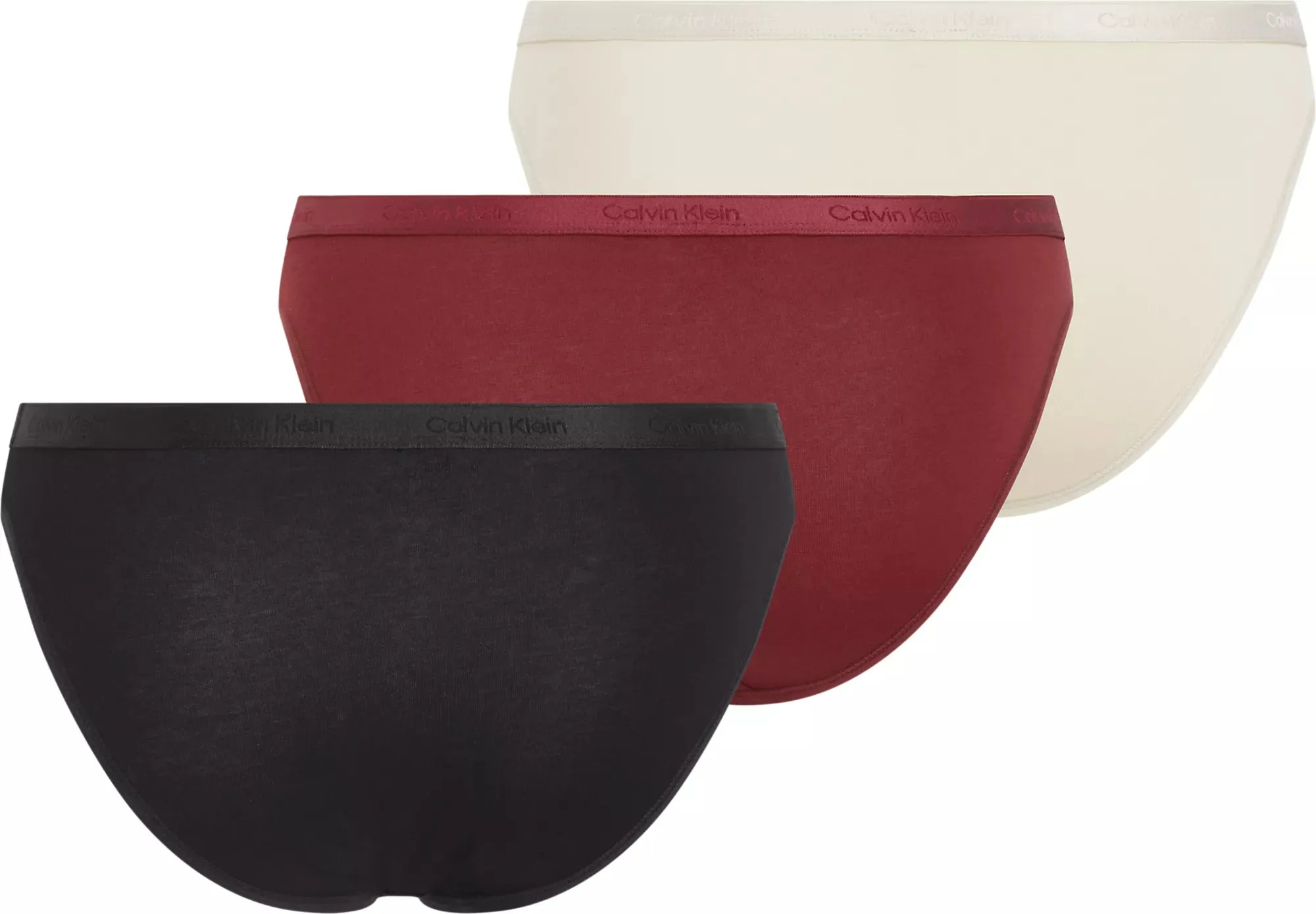 Calvin Klein MODERN LOGO HOLIDAY Womens 3 Pack Bikinis Multicoloured sold by Shuperb product image thumbnail 2