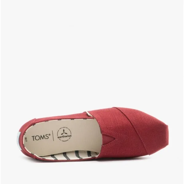ALPARGATA Ladies Canvas Espadrille Shoes Red sold by Shuperb product image thumbnail 3