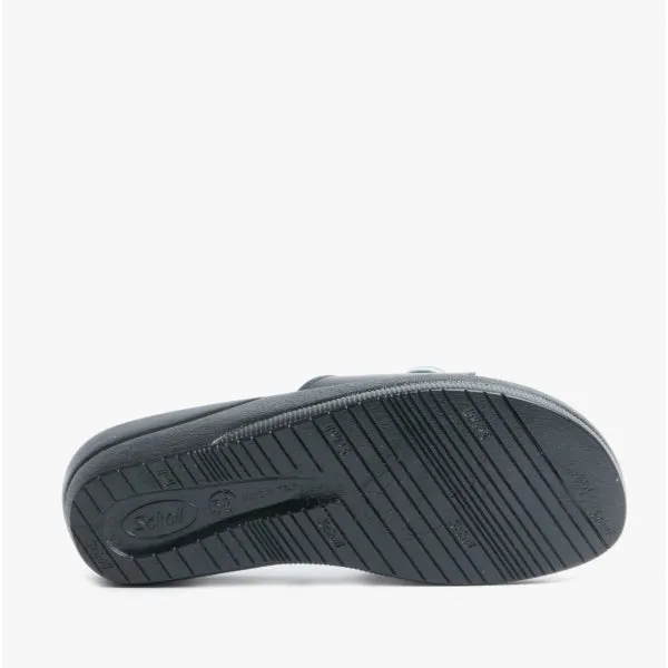 NEW MASSAGE Ladies Mule Sandals Black sold by Shuperb product image thumbnail 3