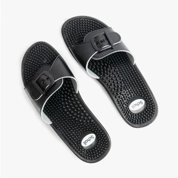 NEW MASSAGE Ladies Mule Sandals Black sold by Shuperb product image thumbnail 2