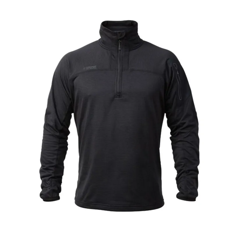 Apache ATS TECH Mens Quarter-Zip Fleece Black sold by Shuperb