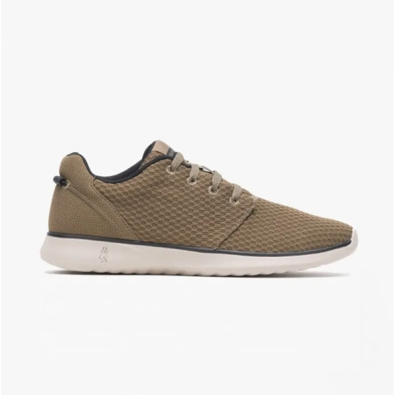 Hush Puppies GOOD Mens Recycled Mesh Casual Trainers Olive sold by Shuperb