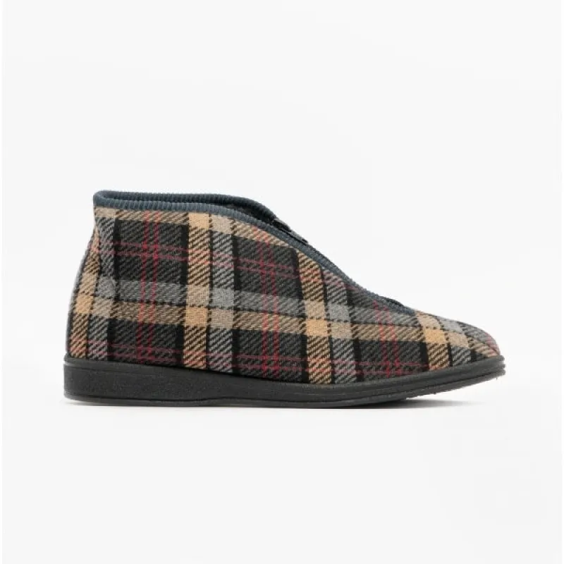 Sleepers JED II Mens Boot Slippers Grey sold by Shuperb