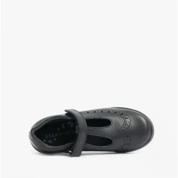 Start-Rite LEAP FROG Girls Leather T-Bar School Shoes Black sold by Shuperb product image thumbnail 5