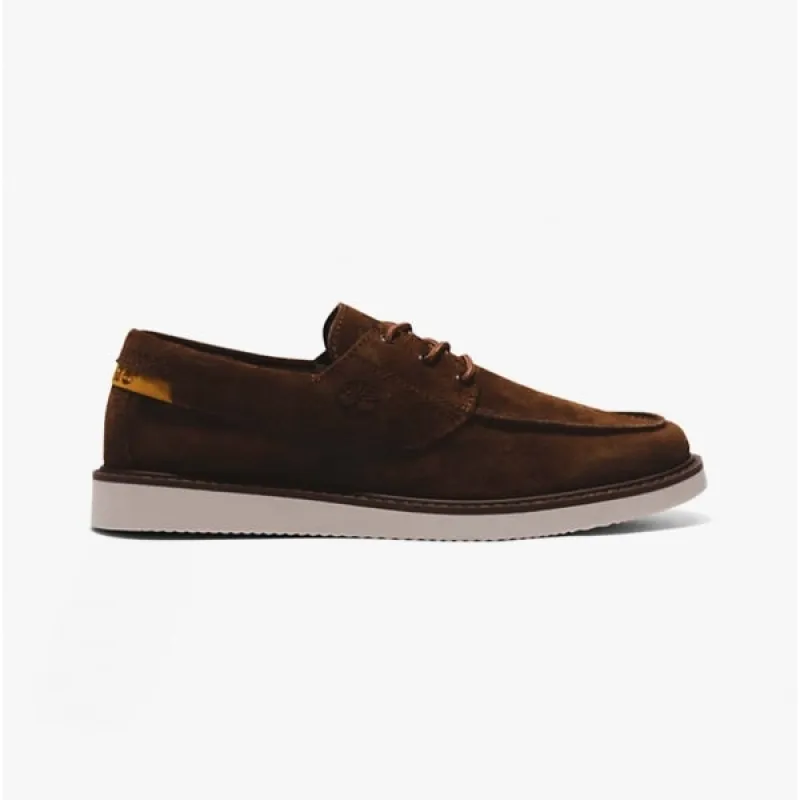 Timberland Newmarket II Mens Suede Boat Shoes Dark Brown made by Timberland