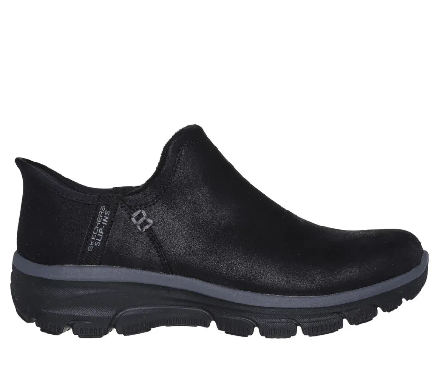 Skechers 167872/BLK EASY GOING - MODERN HOUR Womens Shoes Black made by Shuperb