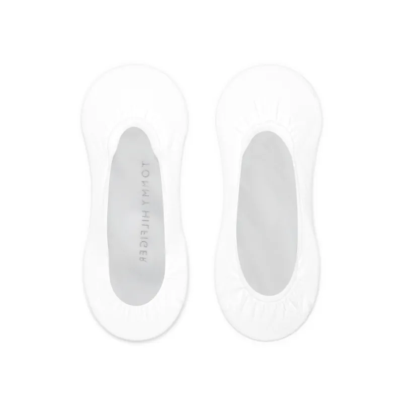 Tommy Hilfiger 2 Pack Womens Ballerina  Socks White made by Tommy Hilfiger