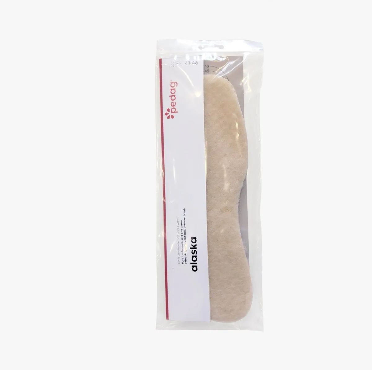 Pedag ALASKA Lambswool Winter Insoles Beige sold by Shuperb