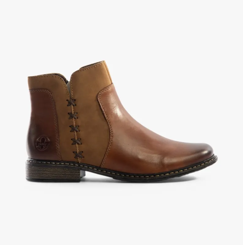 Rieker Z4951-24 Womens Boots Brown sold by Shuperb