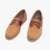 BERMUDA G2 Mens Nubuck Leather Boat Shoes Walnut/Seahorse sold by Shuperb