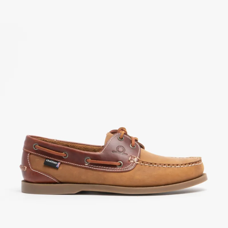 BERMUDA G2 Mens Nubuck Leather Boat Shoes Walnut/Seahorse sold by Shuperb