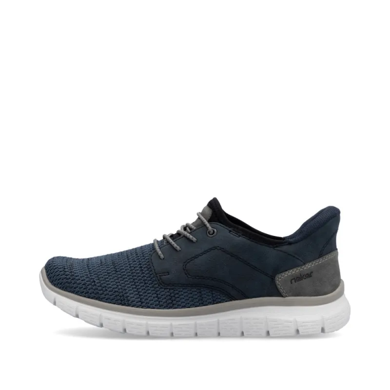Rieker B6658-14 Mens Shoes Blue sold by Shuperb