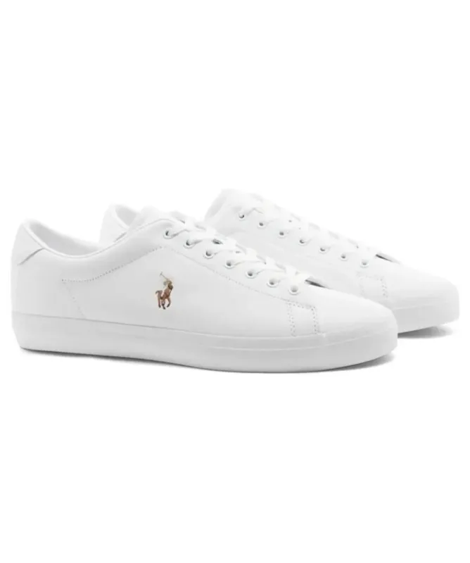 Polo Ralph Lauren LONGWOOD Mens Trainers White/White sold by Shuperb