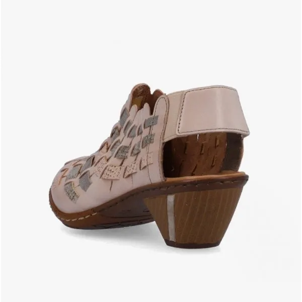 Rieker 46778-64 Womens Slingback Shoes Beige Multi sold by Shuperb product image thumbnail 2