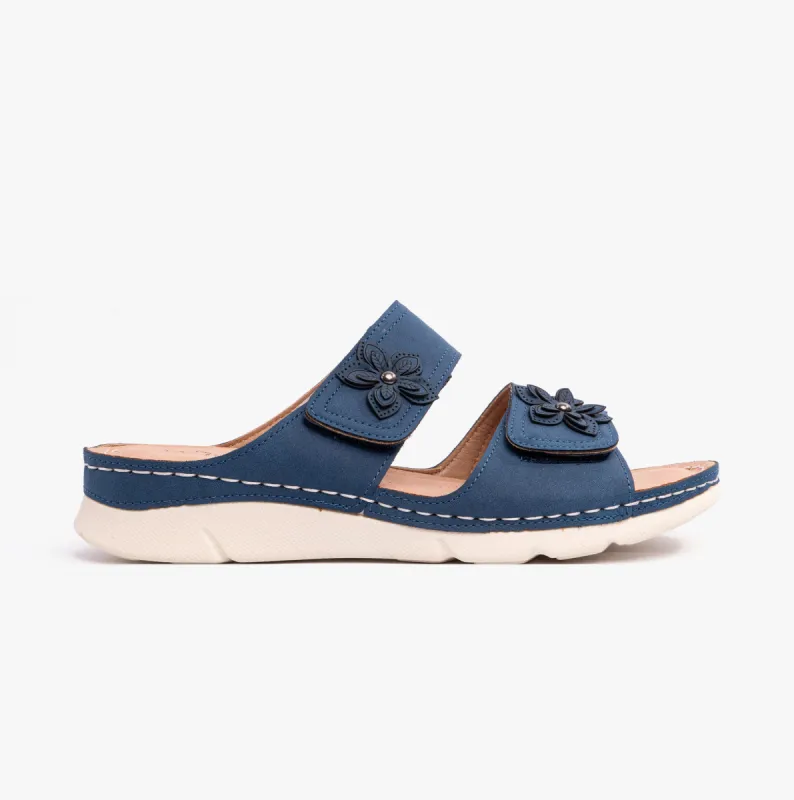 Dr Keller MOLLY Womens Sandals Navy made by Shuperb