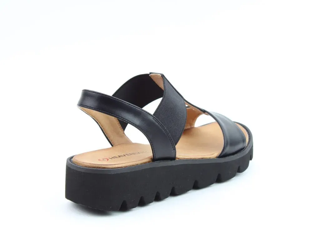 Heavenly Feet RITZ Womens Sandals Black sold by Shuperb product image thumbnail 3