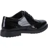 Hush Puppies VERITY BROGUE Girls Shoes Black Patent sold by Shuperb