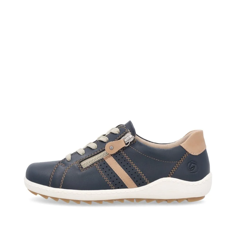 Remonte R1432-14 Womens Shoes Blue Combination sold by Shuperb