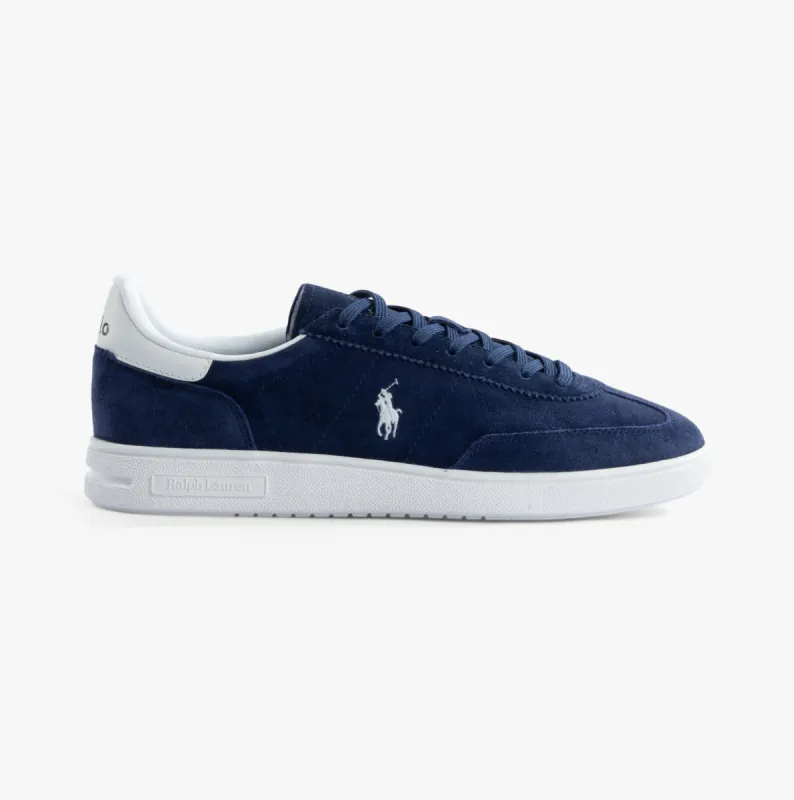 Polo Ralph Lauren BEDFORD Mens Trainers Navy/White sold by Shuperb