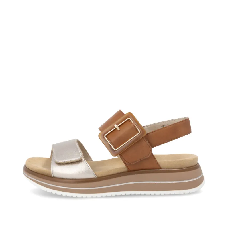 Remonte D1J53-22 Womens Sandals Brown Combination sold by Shuperb
