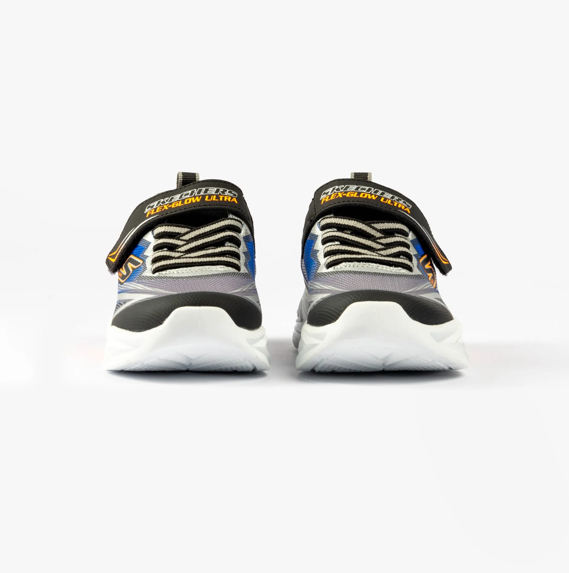 Skechers 400139L/BKSL FLEX-GLOW ULTRA Boys Trainers Black Silver sold by Shuperb product image thumbnail 5