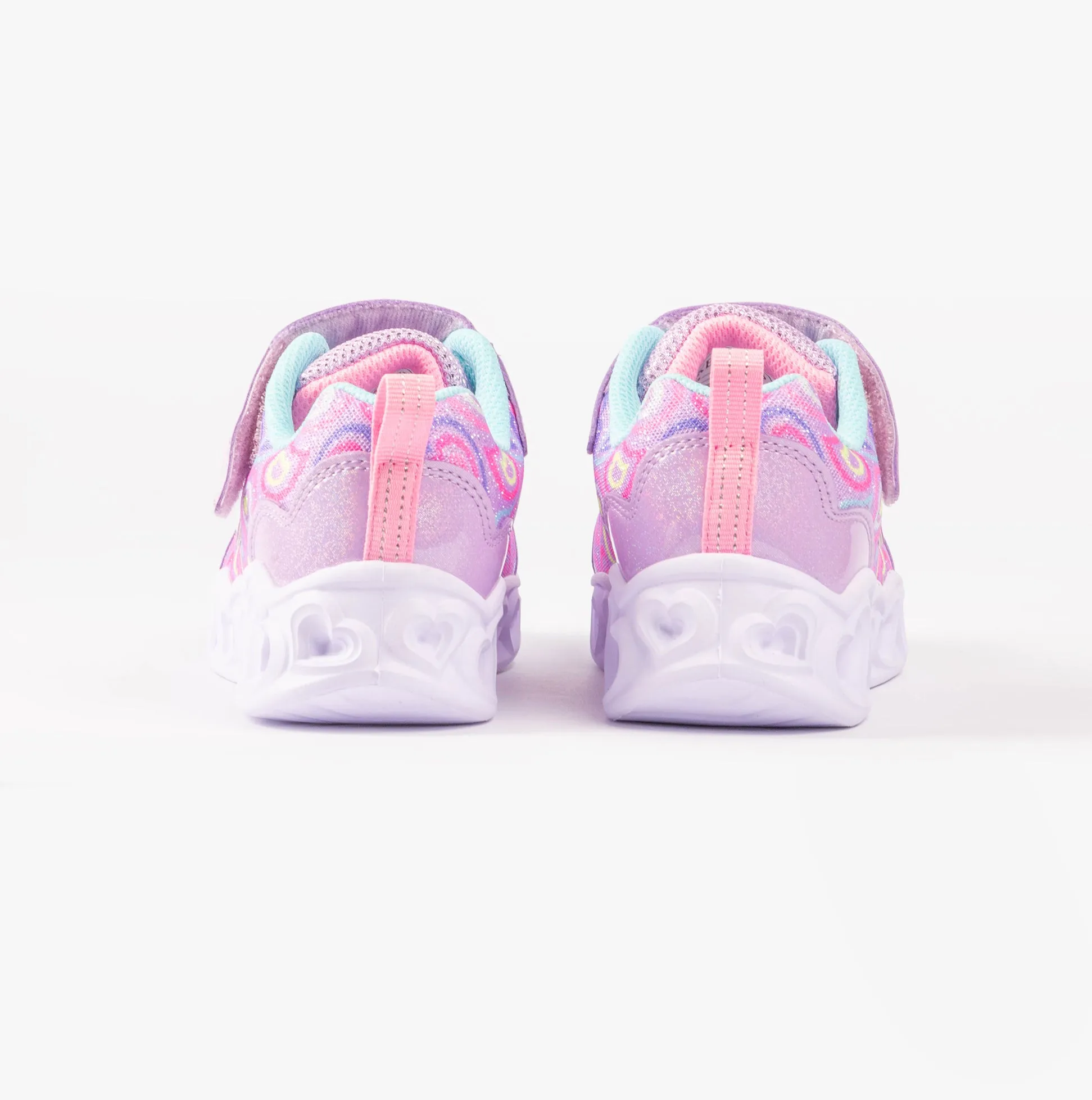 Skechers 303257L/LVMT HEART LIGHTS - BOOGIE LOVE Girls Trainers Lavender Multi sold by Shuperb product image thumbnail 4