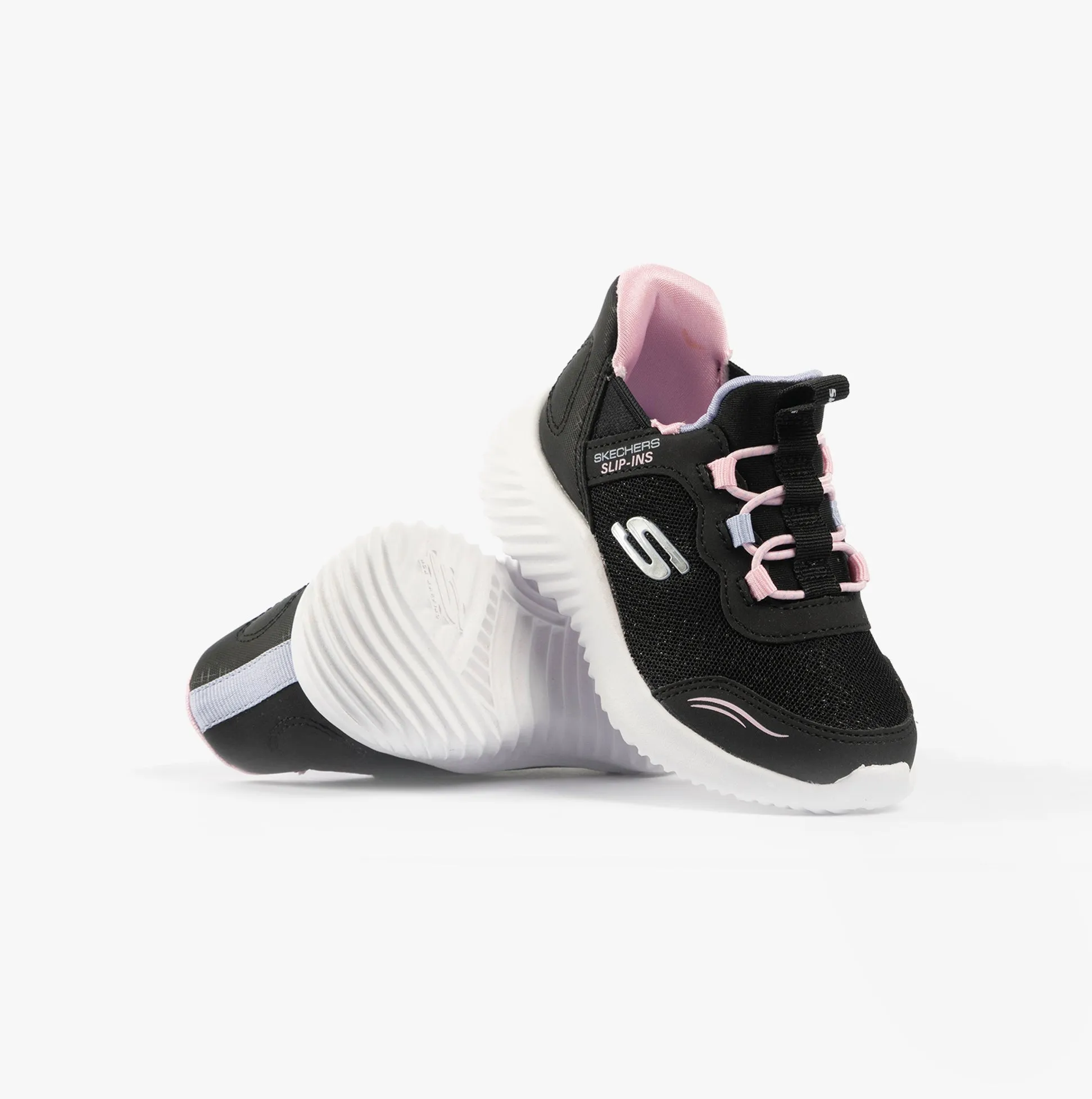 Skechers 303585N/BLK BOUNDER - SIMPLE CUTE Girls Trainers Black sold by Shuperb product image thumbnail 2