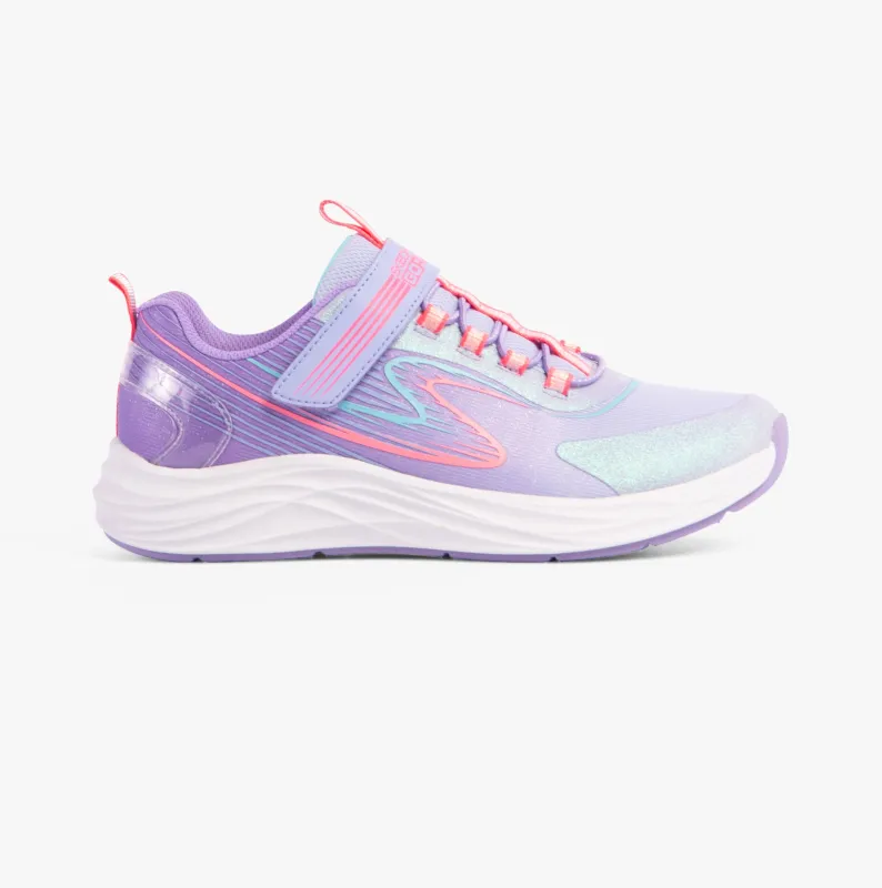 Skechers 303920L/LVMT GO-RUN-ACCELERATE Girls Trainers Lavender/Multi sold by Shuperb
