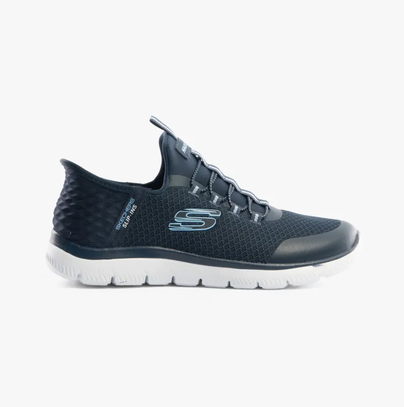 Skechers 303919L/NVY SUMMITS Girls Trainers Navy sold by Shuperb
