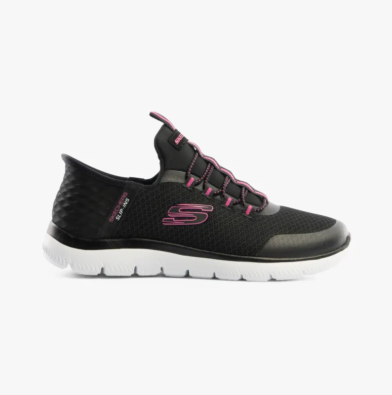 Skechers 303919L/BLK SUMMITS Girls Trainers Black sold by Shuperb