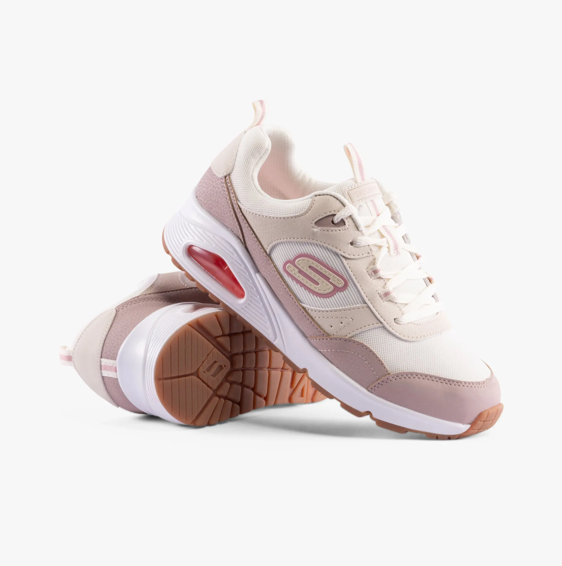 Skechers 310567L/NTTP UNO - MESH MODE Girls Trainers Natural/Taupe sold by Shuperb product image thumbnail 2