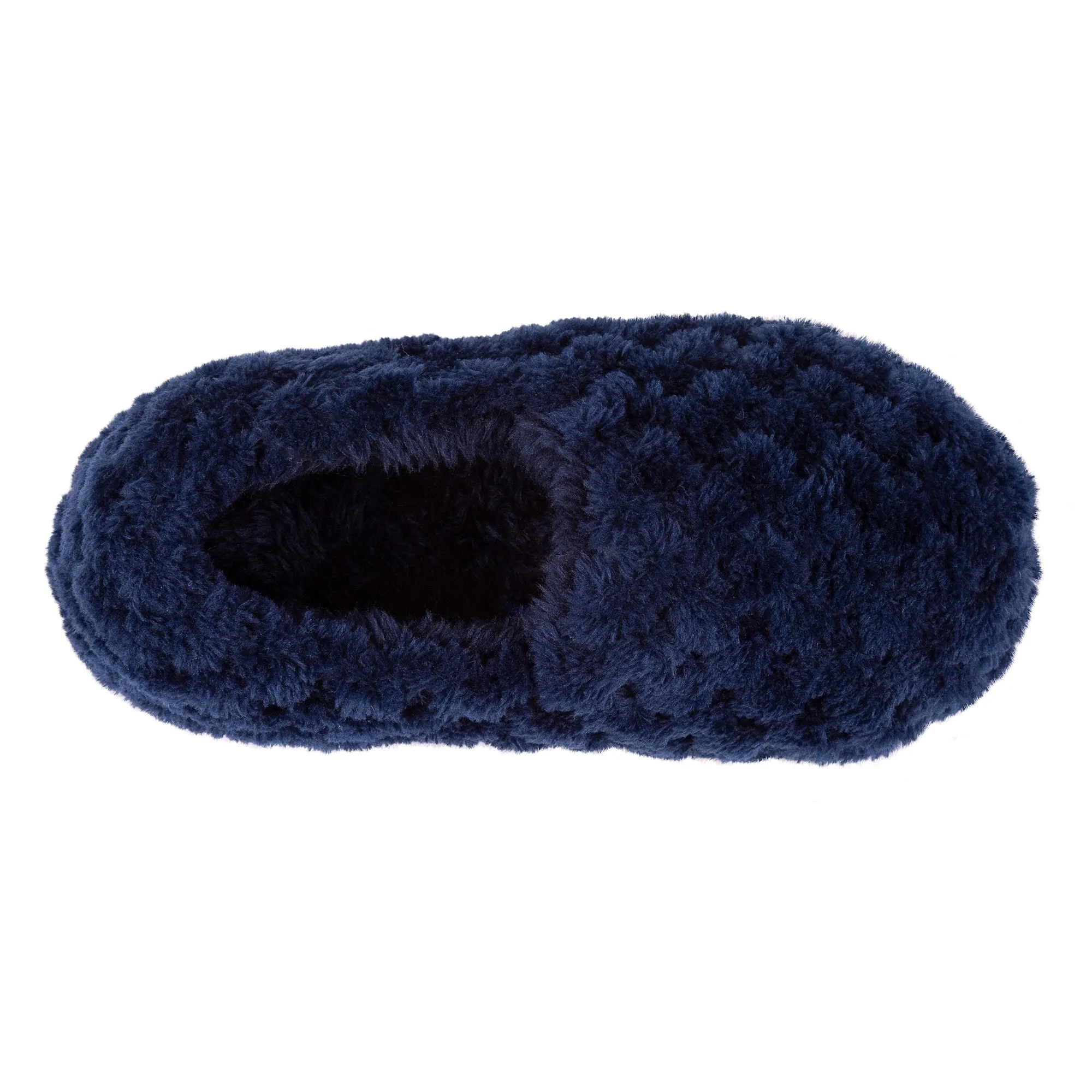 Totes Isotoner NAVY FLEECE Boys Slippers Navy sold by Shuperb product image thumbnail 4