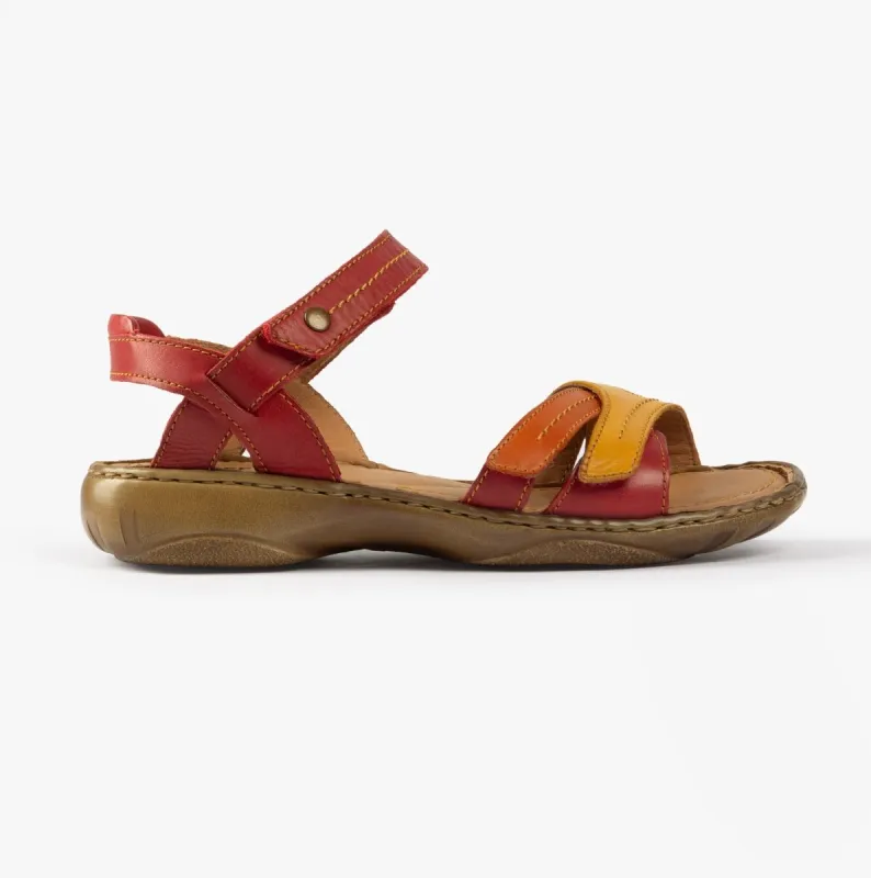 Josef Seibel DEBRA 62 Womens Sandals Rubin-Multi sold by Shuperb