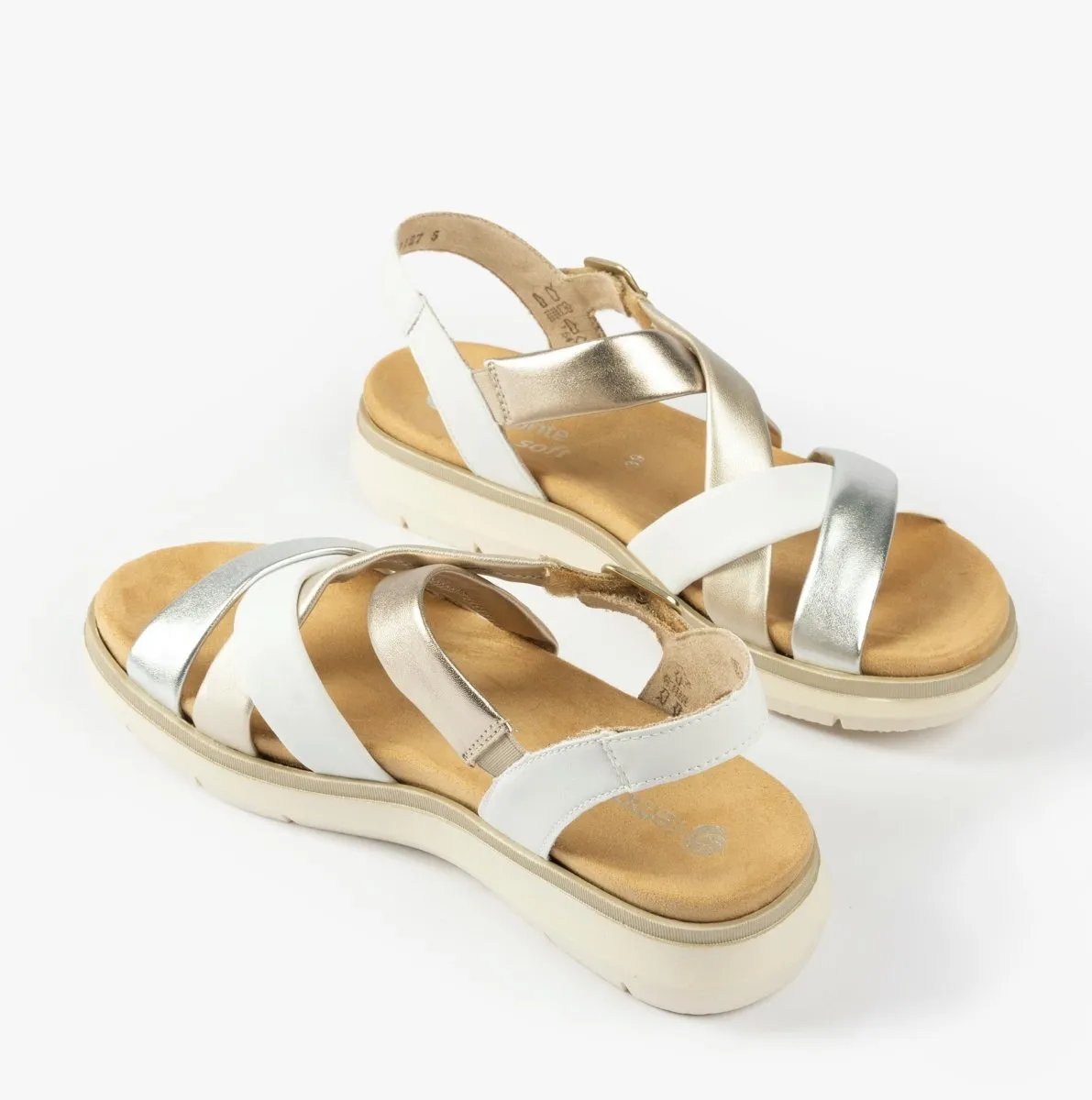Remonte D2K53-91 Womens Sandals Metallic sold by Shuperb product image thumbnail 2
