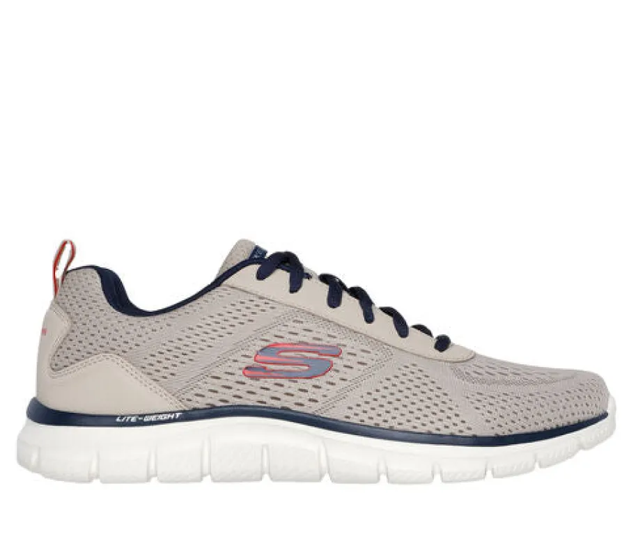 Skechers 232758/TPNV TRACK - LESHUR Mens Trainers Taupe/Navy sold by Shuperb