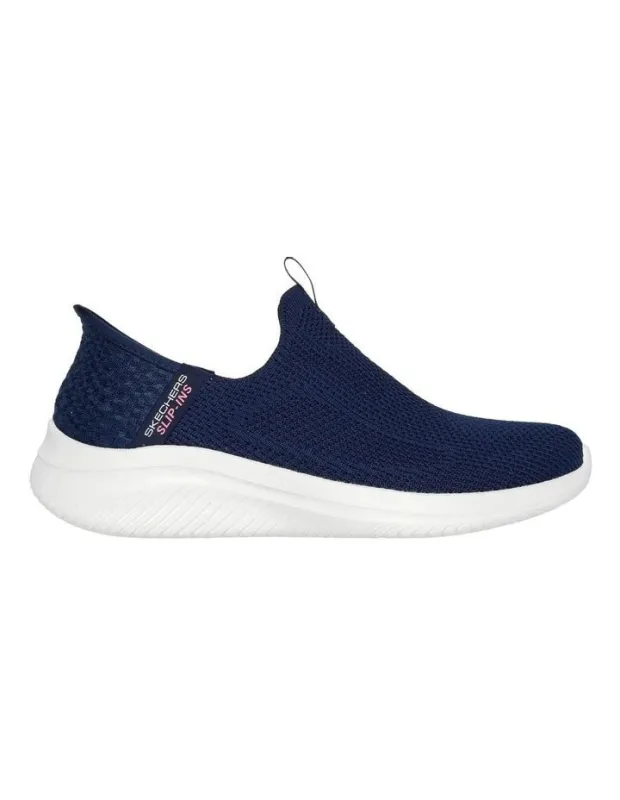 Skechers 150450/NVY ULTRA FLEX 3.0-EASY WIN Womens Trainers Navy/Grey/Pink sold by Shuperb