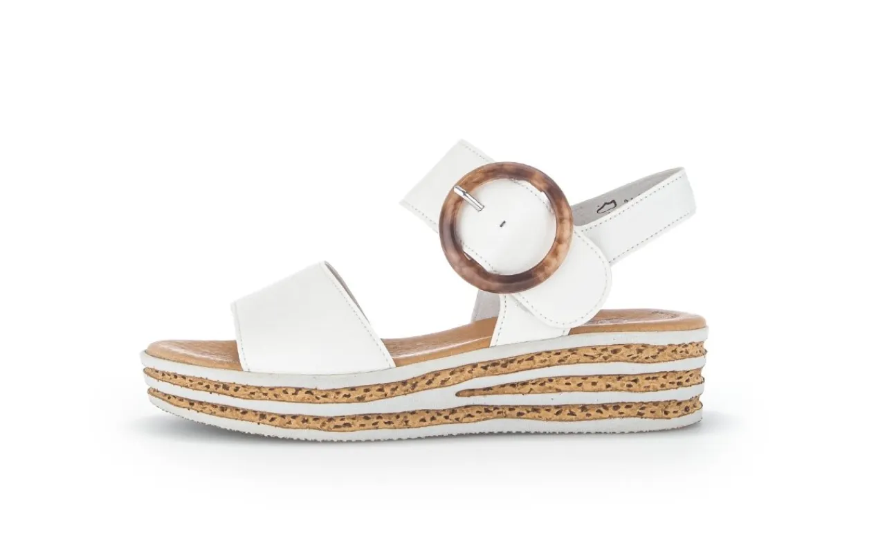 Gabor ANDRE Womens Sandals Creamy White sold by Shuperb