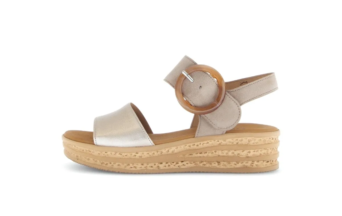 Gabor ANDRE Womens Sandals Beige sold by Shuperb