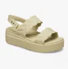 Crocs 209977-212 BROOKLYN WOVEN Womens Sandals Chai sold by Shuperb