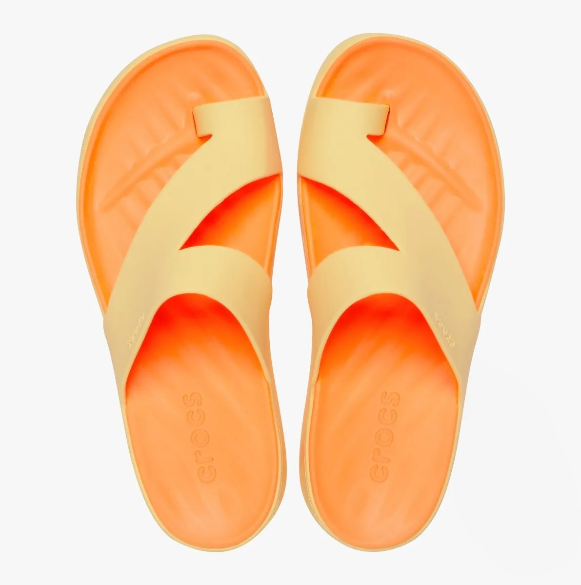 Crocs 210834-78Z GETAWAY PLATFORM TOE LOOP Womens Sandals Golden Hour sold by Shuperb product image thumbnail 2