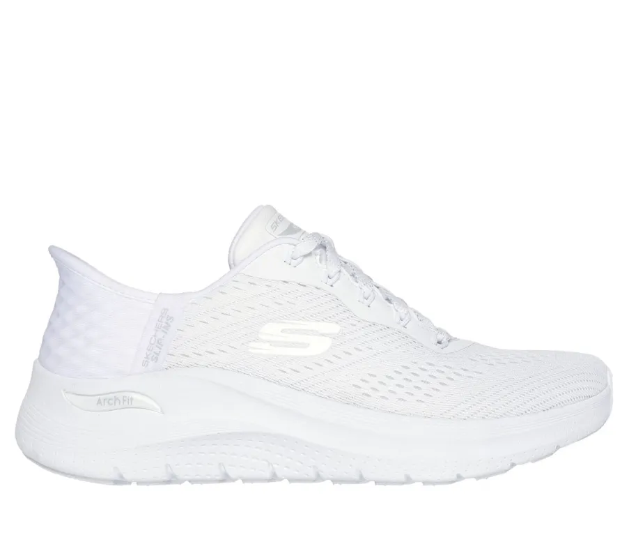 Skechers ARCH FIT 2.0 - EASY CHIC Womens Trainers White sold by Shuperb