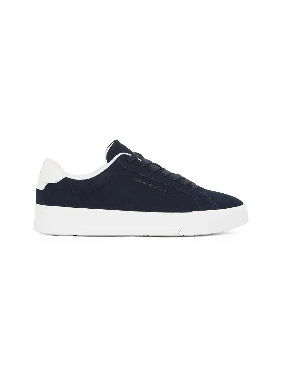 Tommy Hilfiger TH COURT BETTER SUEDE Mens Trainers Desert Sky sold by Shuperb