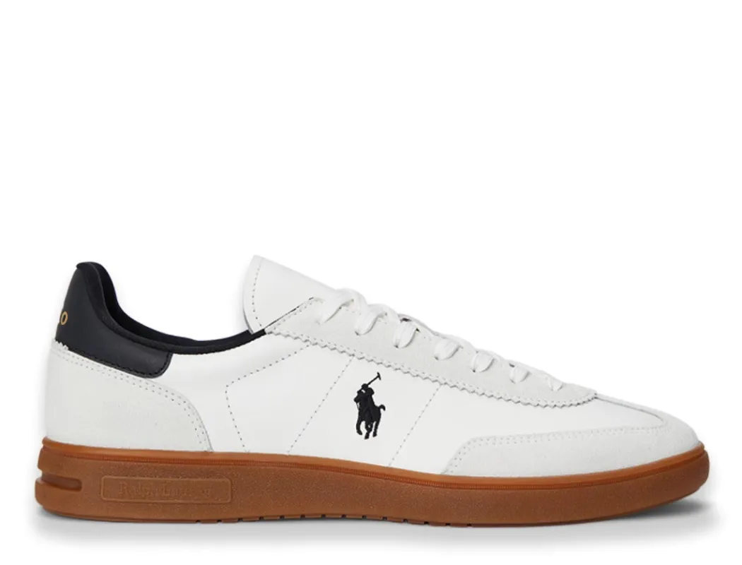 Polo Ralph Lauren BEDFORD Mens Trainers White/Black sold by Shuperb