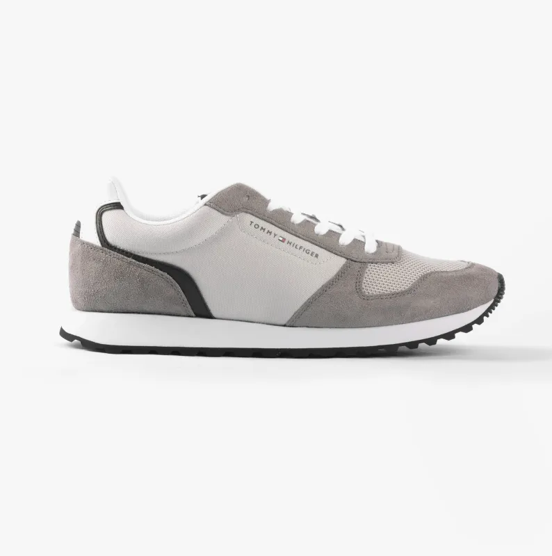 Tommy Hilfiger NEW RUNNER EVA MIX Mens Trainers Grey Whisper sold by Shuperb