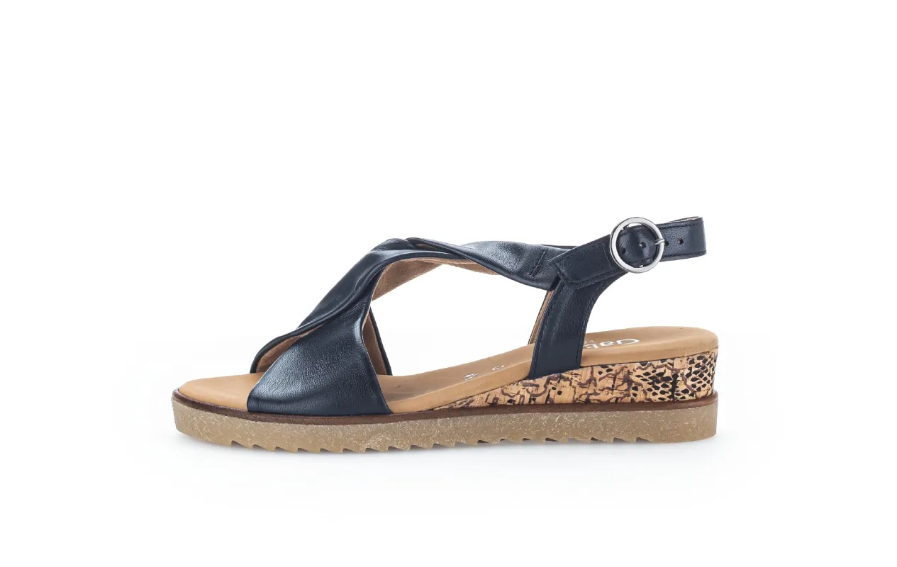 Gabor RICH Womens Sandals Dark Navy sold by Shuperb
